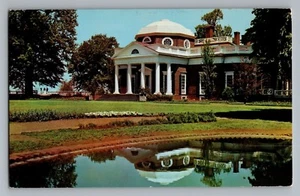 Postal local 1976 Charlottesville Virginia VA Monticello Thomas Jefferson - Imagen 1 de 2