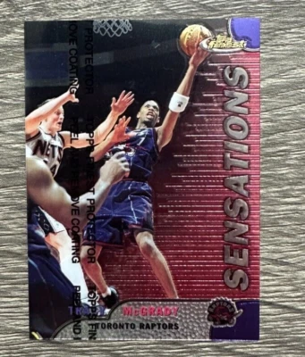 1999-00 Topps Finest Sensations Tracy McGrady #133 Toronto Raptors w/ Coating - Image 1 of 2