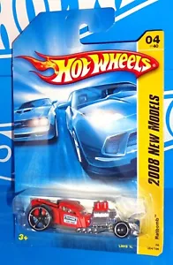 Hot Wheels 2008 neue Modelle #4 Ratbombe rot mit OH5SPs & SKs - Bild 1 von 2