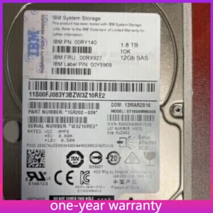 IBM 1.8TB 00RX927 00MN526 1.8TB 10K 12Gb/s 2.5" SAS V3700 HARD DRIVE - Picture 1 of 2