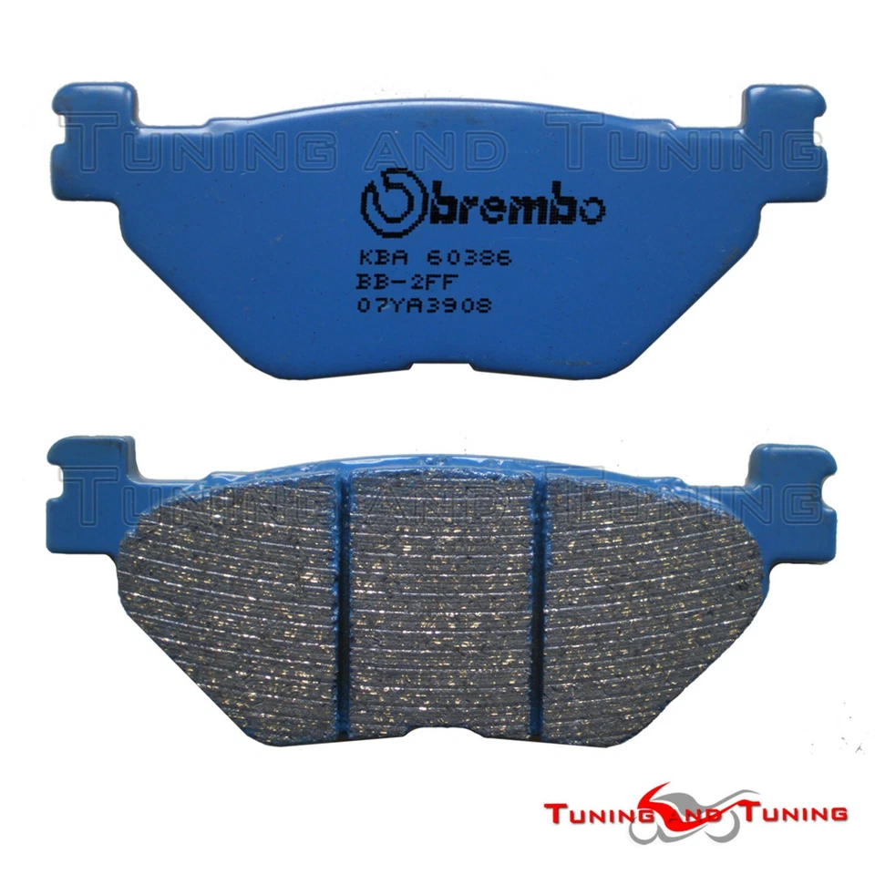 Plaquettes de Frein Arriere BREMBO CC POUR YAMAHA FJR 1300 ABS 2006-2007-2008 - Photo 1/1