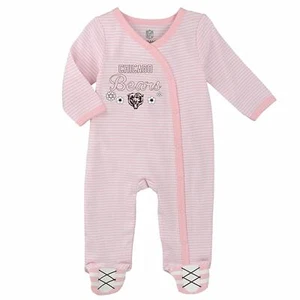 Pijama con patas infantiles Chicago Bears rosa talla 3-6 meses - Imagen 1 de 1