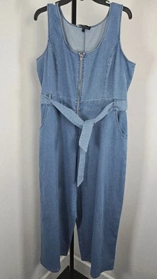 Mono mameluco vaquero sin mangas Derek Heart - azul - talla L Foto 1 de 4