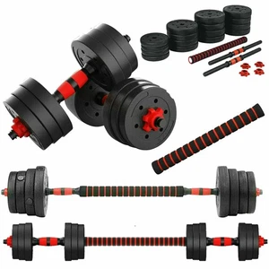 10-40kg Dumbbells Barbell Set with Connecting Rod Adjustable Dumbbell Home Gym - Picture 1 of 34