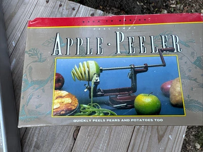 Cast Iron Apple Peeler, Back To Basics, Peels, Slices, Cores #A505, Used, In Box - Image 1 of 4