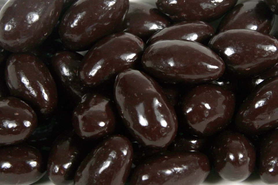DARK CHOCOLATE ALMONDS, 5LBS - Image 1 of 1