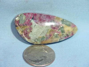 Butw 35x18mm Eudialito Siberiano Forma Libre Cabujón 9725A - Imagen 1 de 1