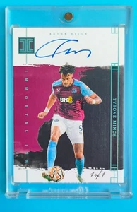2023-24 Impeccable Aston Villa Tyrone Mings Immortal Ink Auto 1/1 - Picture 1 of 2