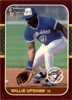 1987 Donruss Opening Day Willie Upshaw #30 - Image 1 of 2