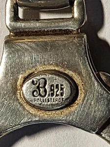 Talleres de los Ballesteros Taxco Sterling Silver BOAT Keychain loop hangtype - Picture 1 of 9