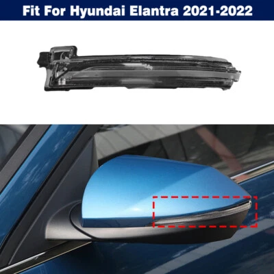 Left Side Door LED Mirror Turn Signal Light Lamp For Hyundai Elantra 2021-2022 - Image 1 of 4