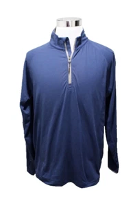 CLOUDVEIL MOUNTAINWORKS MENS 1/4 ZIP COMFORT STRETCH SHIRT(MEDIEVAL BLUE XXL)NWT - Picture 1 of 4