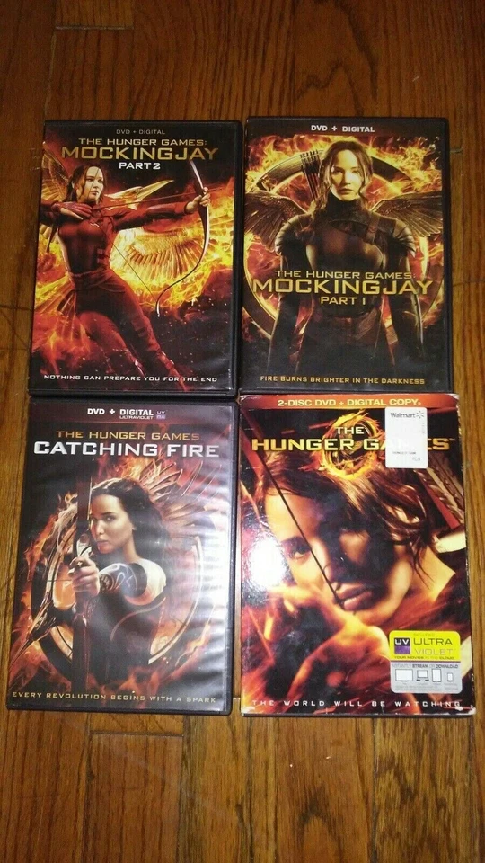 Голодные игры: полная коллекция из 4 фильмов (все DVD) - Изображение 1 из 1