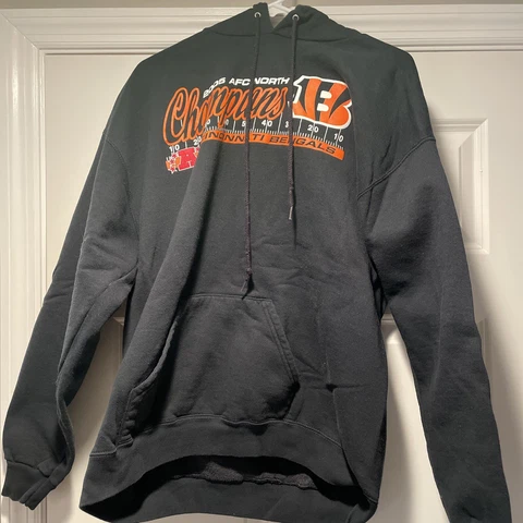Cincinnati Bengals NFL Hooded Sweatshirt 2005 AFC North Champion Size XL Cover