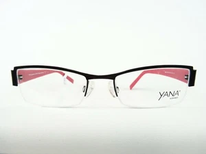 Gafas de metal para mujer YANA estrechas negras rosa moradas inferiores ligeras talla M - Imagen 1 de 7