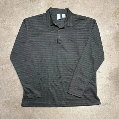 Vintage Burma Bibas Long sleeve polo shirt plaid small - Image 1 of 4