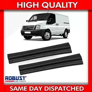 FOR FORD TRANSIT DOOR ENTRY GUARD SILL PROTECTOR KICK PLATE COVERS (2006-2013) - Picture 1 of 13