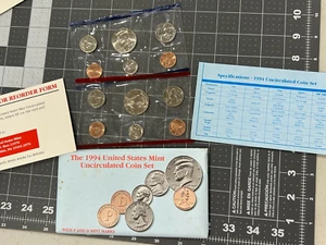 1994 Uncirculated Coin Set U.S Mint Original Government Packaging OGP - Picture 1 of 6