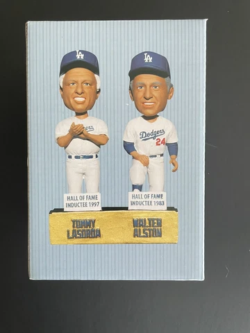 Los Angeles Dodgers Tommy Lasorda & Walter Aston Bobblehead 2012 SGA New! Cover