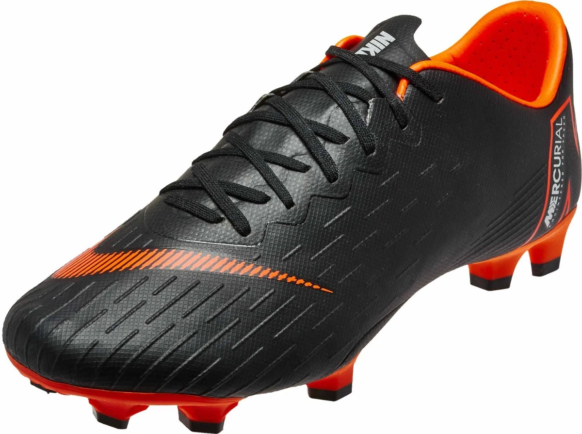 Nike Mercurial Vapor 12 FG Black Total Orange for Sale