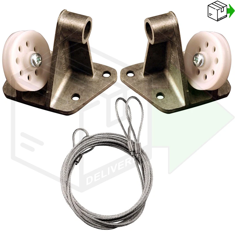 GENUINE GARADOR ROLLERS Pulley & Wall Bracket Assembly C TYPE Garage Door SPARES - Image 1 of 1