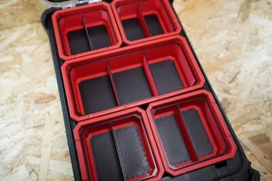 Milwaukee Deep PACKOUT Organizador Compatible Compactos Cuadros Anidación Set de 5 Reino Unido - Imagen 1 de 8