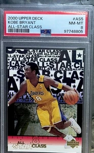 KOBE BRYANT PSA GRADED RARE RAINBOW HOLO FOIL SP UPPER DECK INSERT CARD ROY HOF - Picture 1 of 13