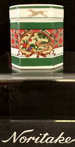 Petite boîte à boissons couverte collection Noritake Royal Hunt 3930 « NEUF DANS SA BOÎTE »