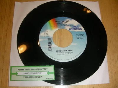 Country 45 David Lee Murphy "Everytime I Get Around You" MCA 1996 TITLE STRIP NM - Image 1 of 4