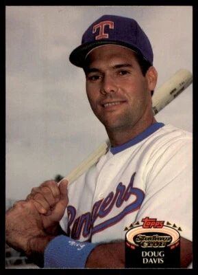Stadium Club Doug Davis 1992 novato Texas Rangers #692 Foto 1 de 2