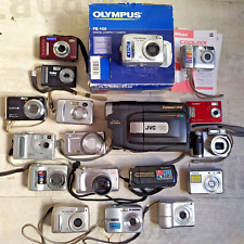 18x Digital Cameras Job Lot - Olympus Fe-170 X-715 Vr-310, Fujifilm A345, Sony
