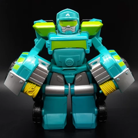2012 Hasbro Transformers Playskool Heroes Rescue Bots Hoist the Tow Bot 1 Step Cover