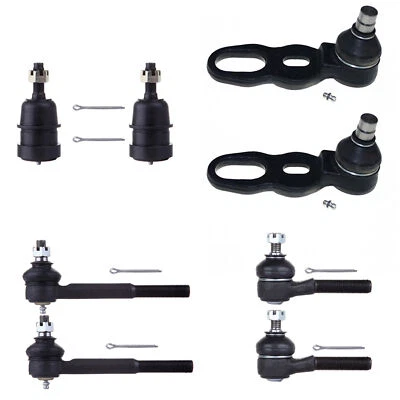8pcs Front Lower Upper Ball Joints Tie Rod Ends For 1991-1994 Lincoln town Car - Image 1 of 4