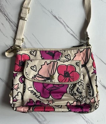 BOLSO BANDOLERA COACH DISEÑADOR ~ BOLSO TOTE ~ B1260-F19229 AMAPOLA FLOR Foto 1 de 4