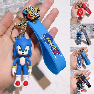 Sonic the Hedgehog Keychains Keyring Stocking Filler Pendant Bag Charm Keychain_ - Picture 1 of 14
