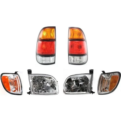 Halogen Headlight Kit For 2000-2004 Toyota Tundra LH and RH Regular/Access Cab - Image 1 of 4