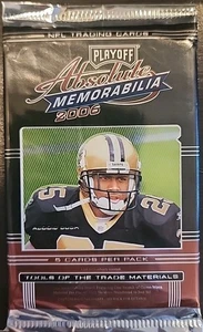 Paquete de fútbol americano Playoff Absolute Memorabilia 2006 (5 tarjetas) ¡sellado de fábrica! 🔥 - Imagen 1 de 2