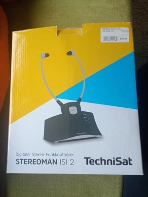 TechniSat StereoMan ISI 2 (v2) schwarz Funkkopfhörer TV Senioren - Bild 1 von 2