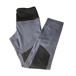 Zella grau schwarz Mesh Colorblock Yoga Leggings Größe Small - Bild 1 von 5