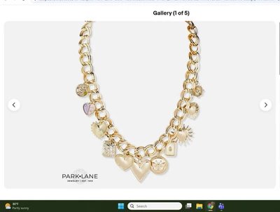 Collar Park Lane “Clara” Dije Joyería Celestial | 18”+3” Foto 1 de 2