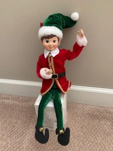 18" Posable Elf Green Red White Gold 4015522 - Perfect Elf on a Shelf - Picture 1 of 1