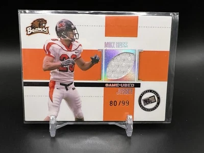 2006 Press Pass Game-Used Jersey Mike Haas Rookie #JC/MH Beavers HOLOFOIL /99 - Image 1 of 2