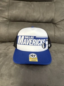NUEVO CON ETIQUETAS Dallas Mavericks 47 Trucker Sombrero/Gorra Juvenil Snap Back Favorito de los Fanáticos de la NBA. G0 - Imagen 1 de 6