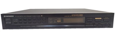 Pioneer F-X430L FM/AM Digital Synthesizer Tuner Black Tested & Working - Image 1 of 4