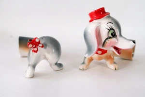 Shaker sale e pepe cane bassotto vintage ARTMARK animale antropomorfo viennese - Foto 1 di 9