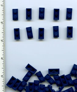 LEGO x 30 Dark Blue Plate 1 x 2 NEW bulk lot - Picture 1 of 1
