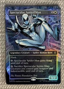 Spectacular Spider-Man 0241 Borderless Textured Foil Marvel's Legendary Creature - Bild 1 von 11