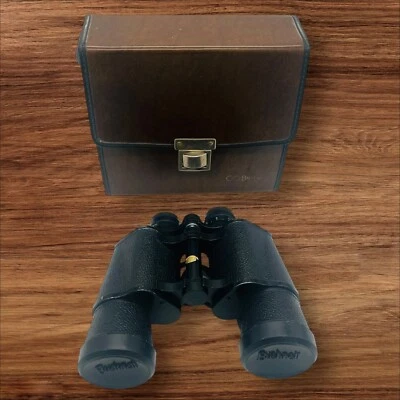 Vintage Bushnell Sportview Binoculars 7x50 Wide Angle 380ft @ 1000 Yds w/ Case - Image 1 of 4