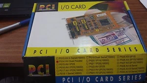 PCI I/O CARD P014 AV DUAL PARALLEL PLUG-N-PLAY FOR PENTIUM-CLASS COMPUTERS - Picture 1 of 2