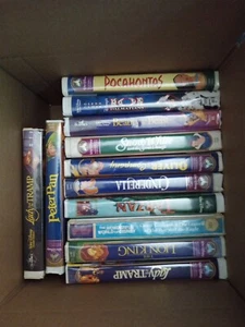 Walt Disney VHS Tapes Masterpiece Collection Lot Of 16 Good Used ~ Trl1#345 - Picture 1 of 4